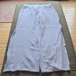 Shade & Shore White Beach Cover-up Pants Sz SM